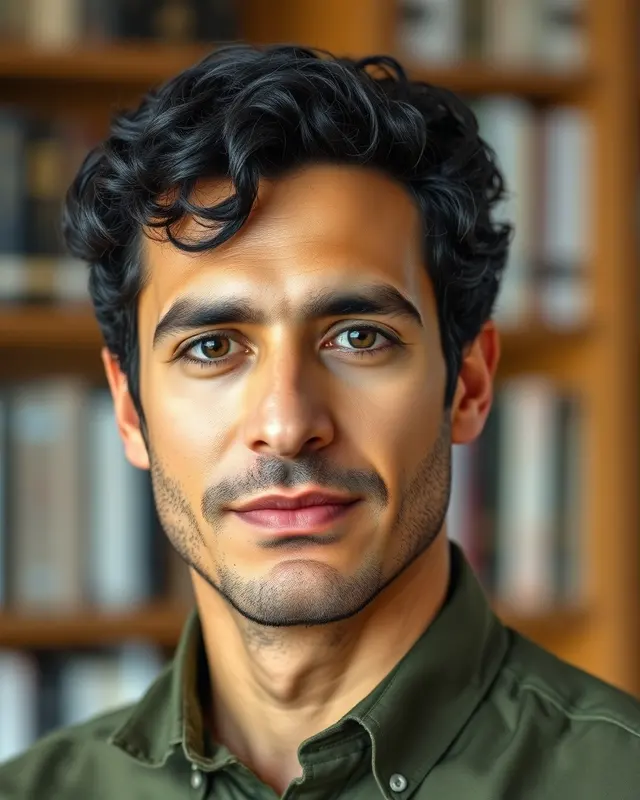 Academic headshot example
